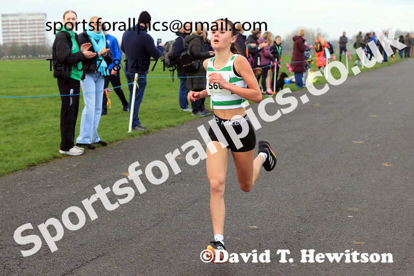 Boys and Girls Under-13s 2025 Heaton Memorial 10k Road Race, Newcastle Town Moor, Sunday, November 9th. Photo: David T. Hewitson/Sports for All Pics